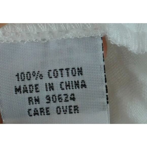 Tasha Polizzi XL Top White Cotton gauze Lace Western Cowgirl Boho Button Down - Picture 8 of 9